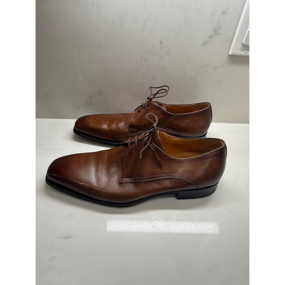 Magnanni Other - Magnanni Mens Brown Leather Derby Dress Shoes Spain 25766 Size 11 US 44 EU
